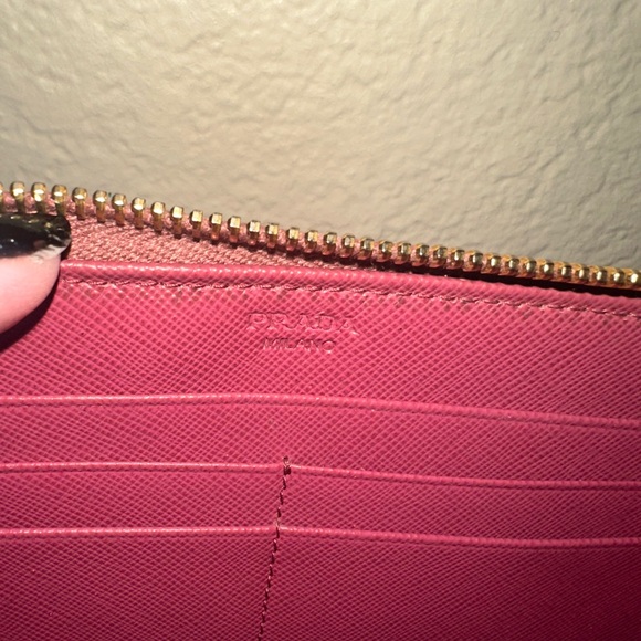 PRADA Saffiano Long Zip Wallet - Picture 10 of 12